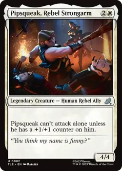 Pipsqueak, Rebel Strongarm U 82 Non-Foil MTG TLE Magic - Image 1