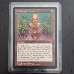 Grinning Totem [Mirage] MTG English Regular NM *Actual Pictures - Image 1
