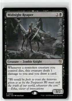 Midnight Reaper 44 Non-Foil NM MTG Commander: Aetherdrift Magic - Image 1