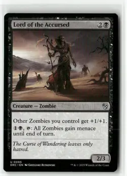 Lord of the Accursed 95 Non-Foil NM MTG Commander: Aetherdrift Magic - Image 1