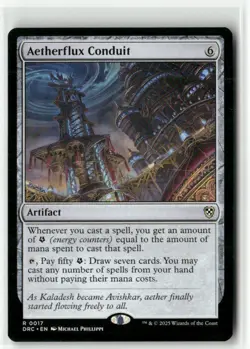 Aetherflux Conduit 17 Non-Foil NM MTG Commander: Aetherdrift Magic - Image 1