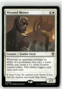 Wizened Mentor 8 Non-Foil NM MTG Commander: Aetherdrift Magic - Image 1