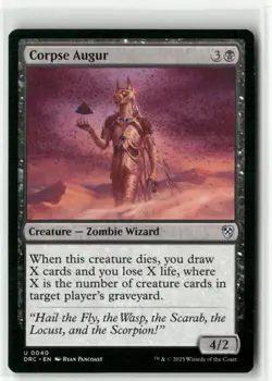 Corpse Augur 40 Non-Foil NM MTG Commander: Aetherdrift Magic - Image 1