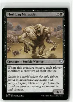 Fleshbag Marauder 92 Non-Foil NM MTG Commander: Aetherdrift Magic - Image 1
