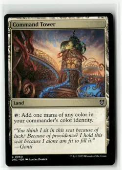 Command Tower (0060) 60 Non-Foil NM MTG Commander: Aetherdrift Magic - Image 1