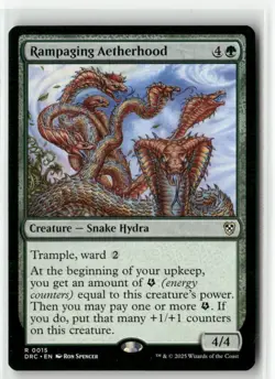 Rampaging Aetherhood 15 Non-Foil NM MTG Commander: Aetherdrift Magic - Image 1