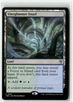 Vineglimmer Snarl 183 Non-Foil NM MTG Commander: Aetherdrift Magic - Image 1