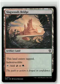 Slagwoods Bridge 171 Non-Foil NM MTG Commander: Aetherdrift Magic - Image 1