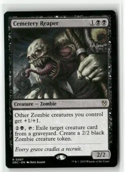 Cemetery Reaper 87 Non-Foil NM MTG Commander: Aetherdrift Magic - Image 1