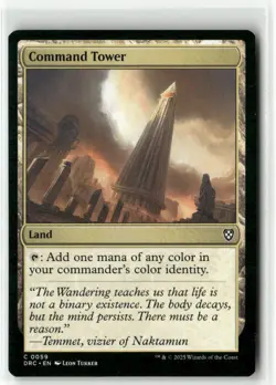 Command Tower 59 Non-Foil NM MTG Commander: Aetherdrift Magic - Image 1