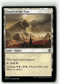 Desert of the True 151 Non-Foil NM MTG Commander: Aetherdrift Magic - Image 1