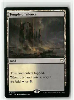 Temple of Silence 178 Non-Foil NM MTG Commander: Aetherdrift Magic - Image 1