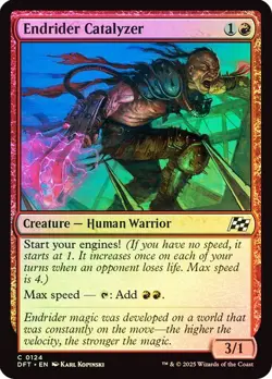 Endrider Catalyzer 124 Foil NM MTG Aetherdrift Magic - Image 1