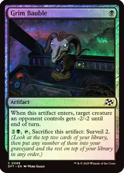 Grim Bauble 88 Foil NM MTG Aetherdrift Magic - Image 1