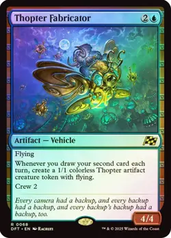 Thopter Fabricator 68 Foil NM MTG Aetherdrift Magic - Image 1