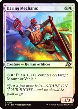 Daring Mechanic 11 Foil NM MTG Aetherdrift Magic - Image 1
