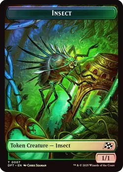 Insect // Elephant 7 // 6 Foil NM MTG Aetherdrift Magic - Image 1