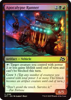Apocalypse Runner 188 Foil NM MTG Aetherdrift Magic - Image 1