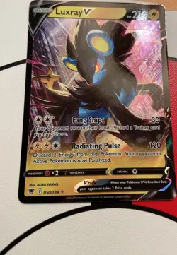 Pokemon Luxray V Ultra Rare Basic Pokemon 050/189 Astral Radiance Holo EN - Image 1