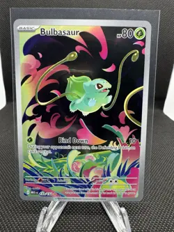Pokemon Bulbasaur 133/132 ME01 Mega Evolution Secret Rare Holo FA EN 2025 - Image 1