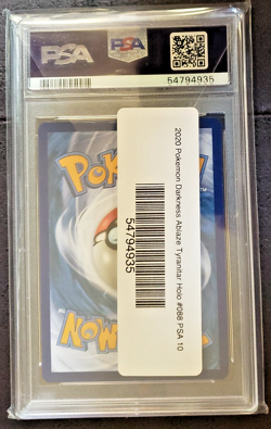 2020 POKEMON SWORDS & SHIELD DARKNESS ABLAZE #88 TYRANITAR- HOLO PSA GEM MT 10 - Image 4