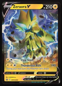 Zeraora V - SWSH263 - Ultra Rare - SWSH Black Star Promo Card - Pokemon Card - Image 1