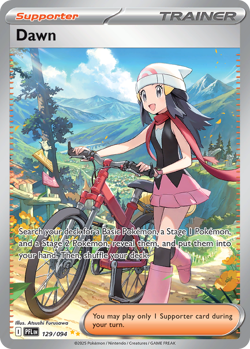 DAWN 129/094 SPECIAL ILLUSTRATION RARE PHANTASMAL FLAMES POKEMON NEAR MINT - Image 1