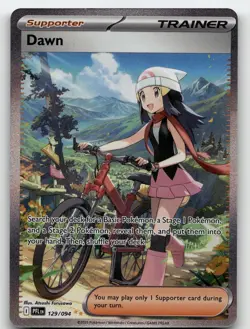 DAWN 129/094 SPECIAL ILLUSTRATION RARE PHANTASMAL FLAMES POKEMON NEAR MINT - Image 2