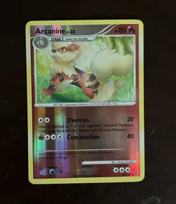 Pokemon Arcanine 50/147 Supreme Victors Reverse Holo Uncommon 80 HP Eng 2009 - Image 1