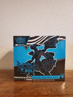 Pokemon Center Exclusive Black Bolt Elite Trainer Box ETB Sealed - Image 1