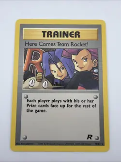 Here Comes Team Rocket! 71/82 Rare Pokemon 2000 Team Rocket - LP - Image 2