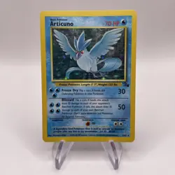 Pokemon Articuno 2/62 Fossil Holo Rare Unlimited TCG - Image 1