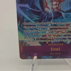 Bandai One Piece Enel OP15-118 Secret Rare Special Foil 6 Cost 8000 Power - Image 4