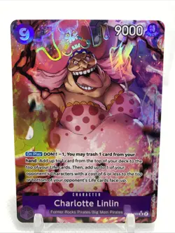 CHARLOTTE LINLIN One Piece OP08-069 Two Legends Alt Art Foil SR - Image 1