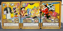 Luffy Straw Hat Crew Holiday One Piece Carddass Hyper Battle C517 C518 C519 - Image 1