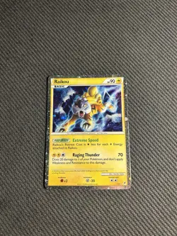 Pokemon TCG Raikou (Shiny) SL9 Call of Legends Holo LP - Image 3