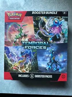 Pokemon: Scarlet & Violet Temporal Forces Booster Bundle (6 Packs) - New/Sealed - Image 1