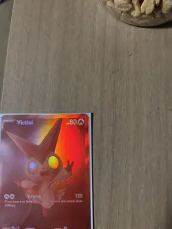 Pokemon Victini English White Flare 172/086 BWR Red Holo Rare NM - Image 3