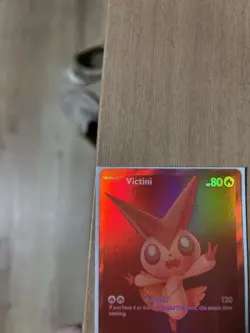Pokemon Victini English White Flare 172/086 BWR Red Holo Rare NM - Image 4