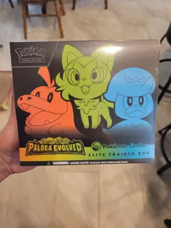 Pokemon Center EXCLUSIVE Paldea Evolved Elite Trainer Box ETB SEALED - Image 1