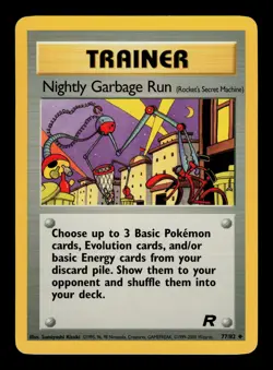 Nightly Garbage Run 77/82 - LP - Team Rocket, WOTC Pokemon - Image 1