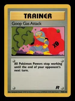 Goop Gas Attack 78/82 - NM - Team Rocket, WOTC Pokemon - Image 1