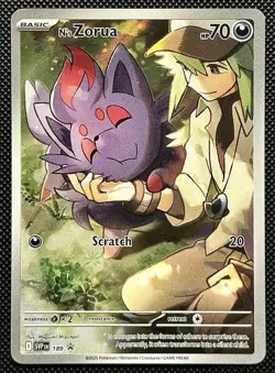 Pokemon N’s Zorua SVP 189 ETB Promo Journey Together - Image 1
