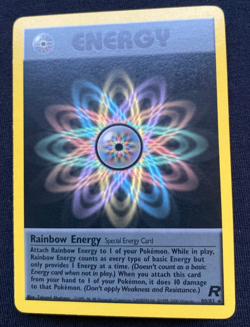 Pokemon Team Rocket Rainbow Energy 80/82 Non-Holo Rare (LP) - Image 1
