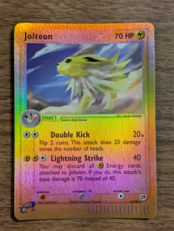 Pokemon Jolteon 6/100 Sandstorm Reverse Holo, Vintage Ex Era, NM! - Image 1