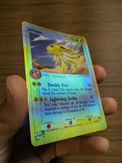 Pokemon Jolteon 6/100 Sandstorm Reverse Holo, Vintage Ex Era, NM! - Image 3
