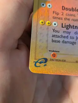 Pokemon Jolteon 6/100 Sandstorm Reverse Holo, Vintage Ex Era, NM! - Image 4