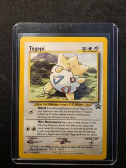 Pokemon TCG Togepi Black Star Promos 30 Wizards of the Coast 2000 - Image 1