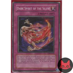 Yugioh Dark Spirit of the Silent LON-E079 Super Rare MP - Image 1