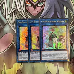DAMA-EN048 x3 GranSolfachord Musecia Ultra Rare Excellent Condition Yugioh - Image 1